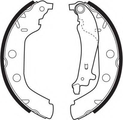 FERODO FSB547 Комплект гальмівних колодок