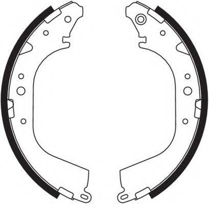 FERODO FSB559 Комплект гальмівних колодок
