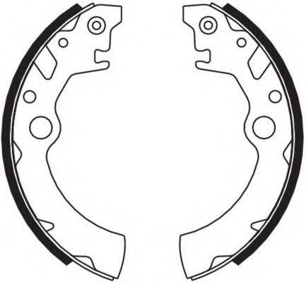 FERODO FSB561 Комплект гальмівних колодок