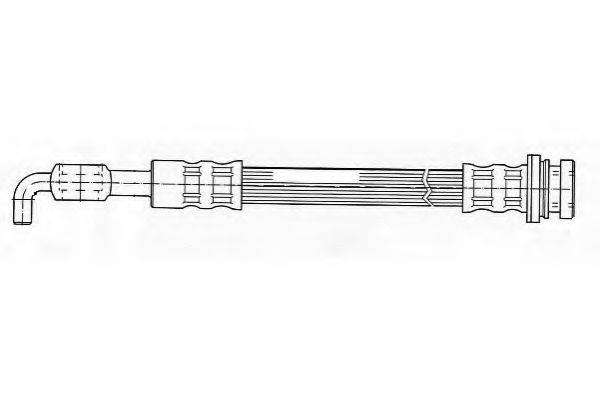 FERODO FHY2306 Гальмівний шланг