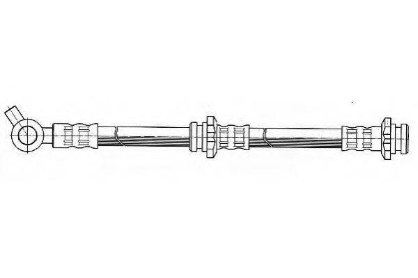 FERODO FHY2405 Гальмівний шланг