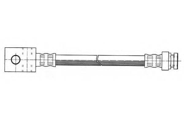 FERODO FHY2437 Гальмівний шланг