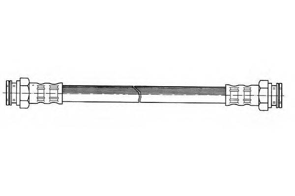 FERODO FHY2457 Гальмівний шланг