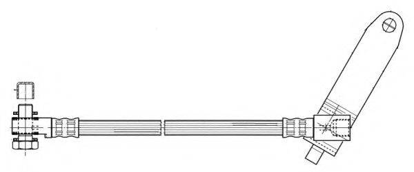 FERODO FHY2569 Гальмівний шланг