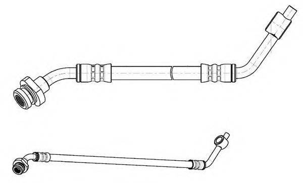 FERODO FHY2740 Гальмівний шланг