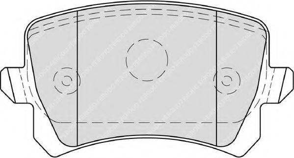 FERODO FSL4058 Комплект гальмівних колодок, дискове гальмо