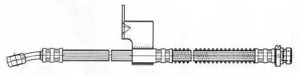 FERODO FHY3146 Гальмівний шланг