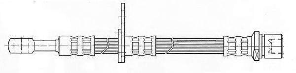 FERODO FHY3104 Гальмівний шланг