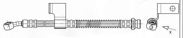 FERODO FHY3129 Гальмівний шланг