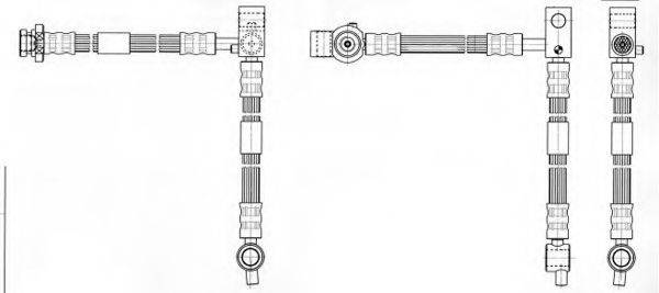 FERODO FHY3252 Гальмівний шланг