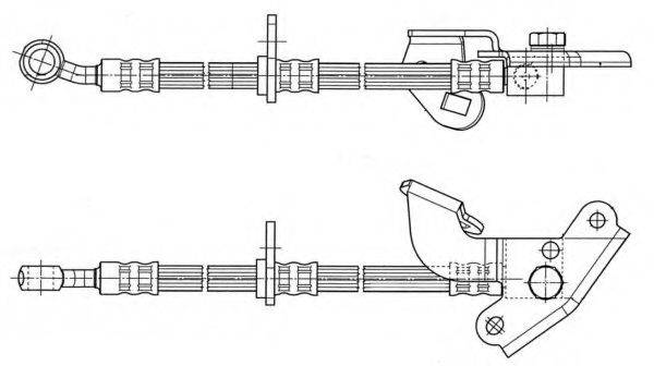 FERODO FHY3230 Гальмівний шланг