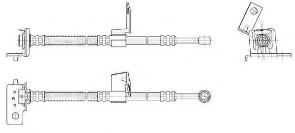 FERODO FHY3125 Гальмівний шланг