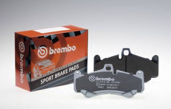 BREMBO 07B31411 Комплект високоефективних гальмівних колодок