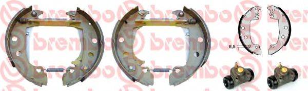 BREMBO K61017 Комплект гальмівних колодок