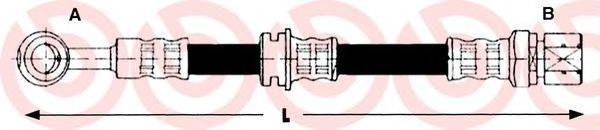 BREMBO T15004 Гальмівний шланг