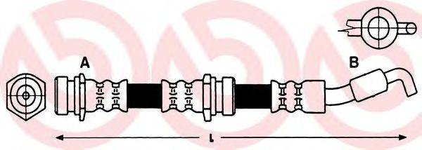 BREMBO T49049 Гальмівний шланг