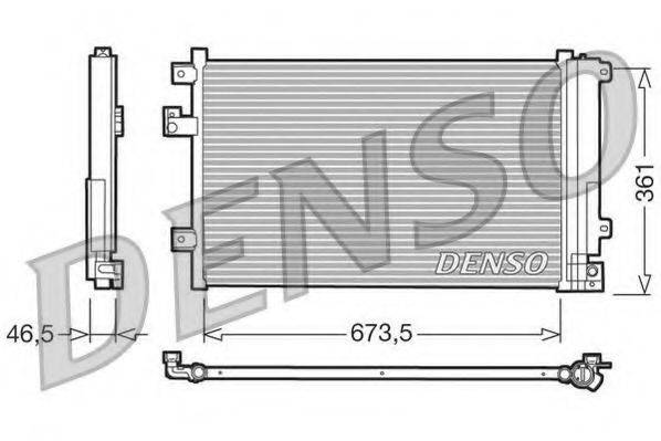 DENSO DCN09084 Конденсатор, кондиціонер