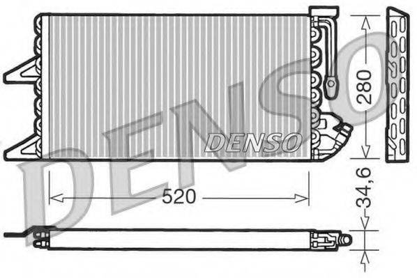 DENSO DCN09092 Конденсатор, кондиціонер