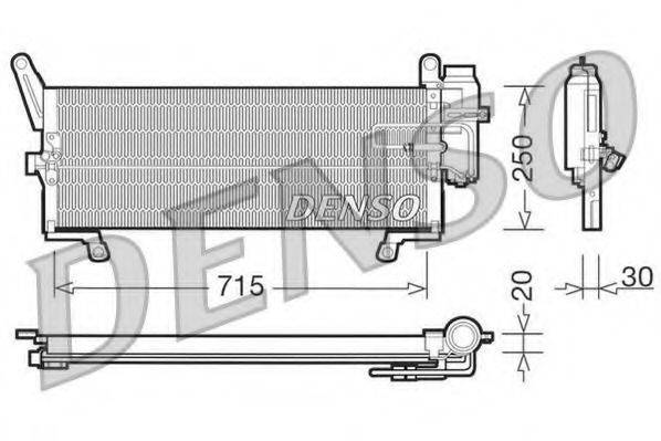 DENSO DCN09094 Конденсатор, кондиціонер