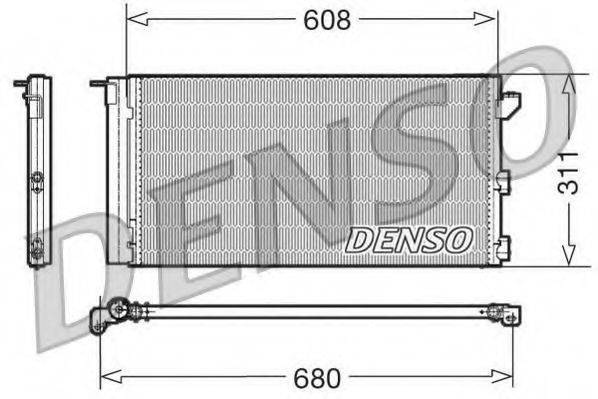 DENSO DCN09105 Конденсатор, кондиціонер