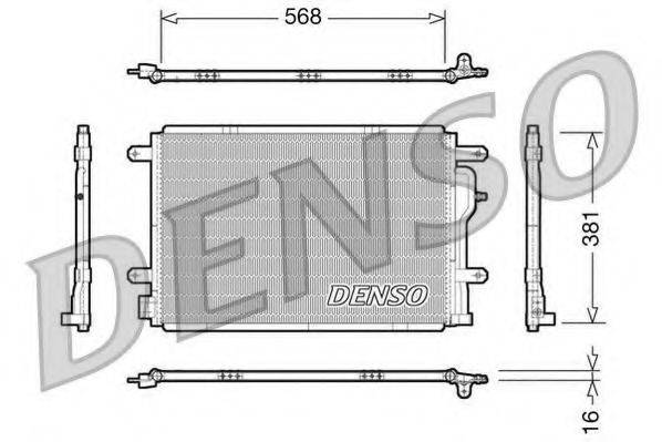 DENSO DCN02004 Конденсатор, кондиціонер