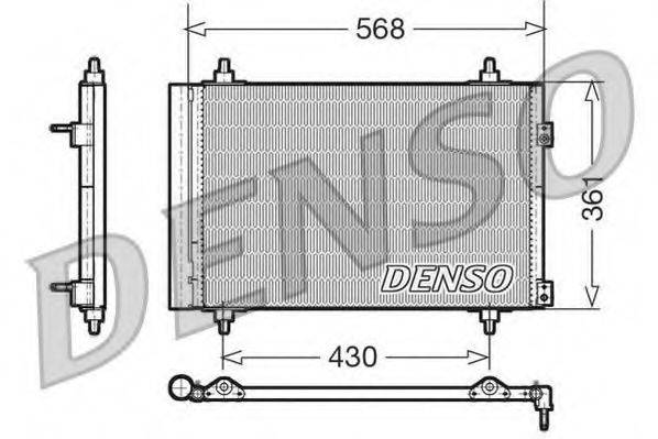 DENSO DCN07008 Конденсатор, кондиціонер