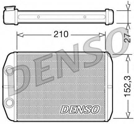 DENSO DRR09073 Теплообмінник, опалення салону