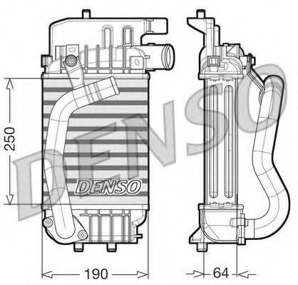 DENSO DIT50004 Інтеркулер