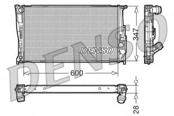 DENSO DRM05111 Радіатор, охолодження двигуна