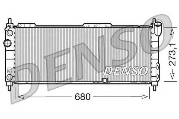 DENSO DRM20043 Радіатор, охолодження двигуна