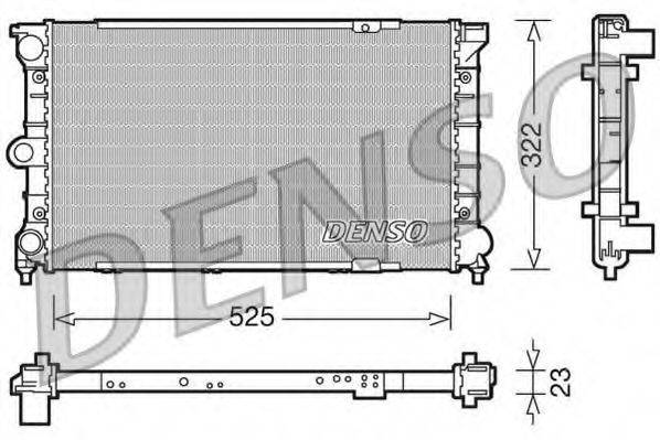 DENSO DRM32031 Радіатор, охолодження двигуна