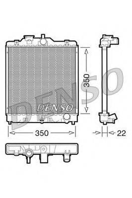 DENSO DRM40003 Радіатор, охолодження двигуна