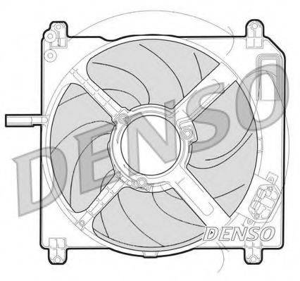 DENSO DER09009 Вентилятор, охолодження двигуна