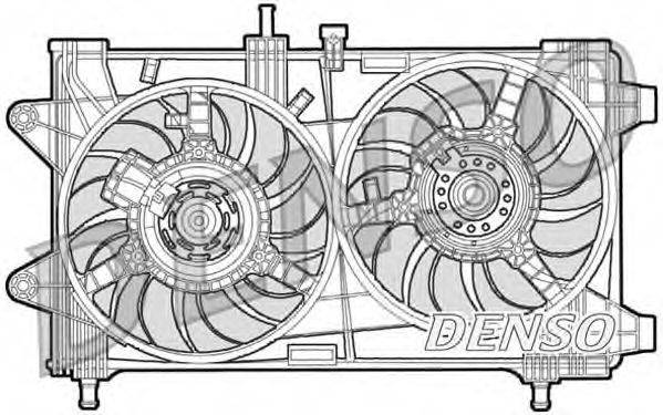 DENSO DER09036 Вентилятор, охолодження двигуна