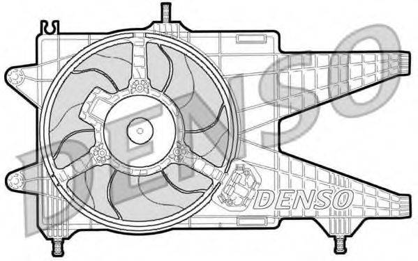 DENSO DER09038 Вентилятор, охолодження двигуна