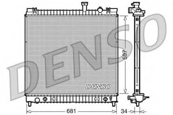 DENSO DRM46031 Радіатор, охолодження двигуна