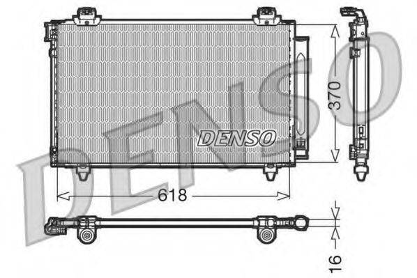 DENSO DCN50012 Конденсатор, кондиціонер