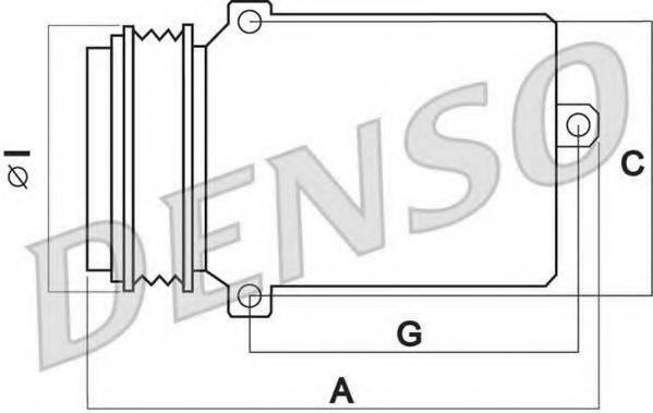 DENSO DCP02007 Компресор, кондиціонер