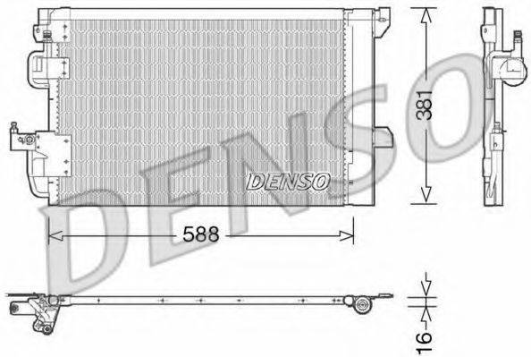 DENSO DCN20007 Конденсатор, кондиціонер