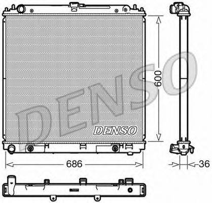 DENSO DRM46042 Радіатор, охолодження двигуна