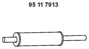 EBERSPACHER 95117913 Передглушувач вихлопних газів