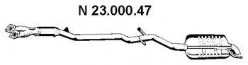 EBERSPACHER 2300047 Глушник вихлопних газів кінцевий