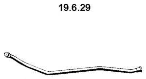 EBERSPACHER 19629 Труба вихлопного газу