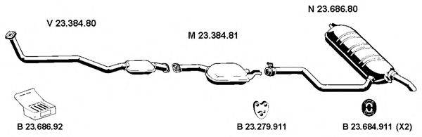 EBERSPACHER 232067 Система випуску ОГ