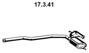EBERSPACHER 17341 Передглушувач вихлопних газів