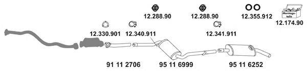 EBERSPACHER 12843 Система випуску ОГ