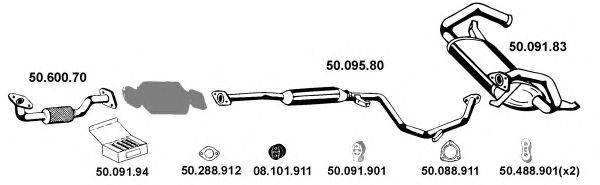 EBERSPACHER 502009 Система випуску ОГ