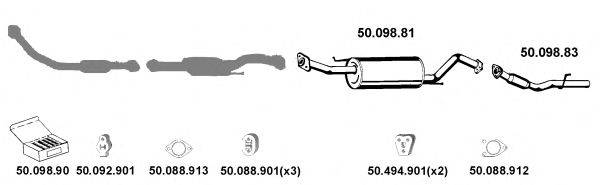 EBERSPACHER 502039 Система випуску ОГ