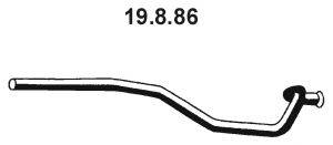 EBERSPACHER 19886 Труба вихлопного газу