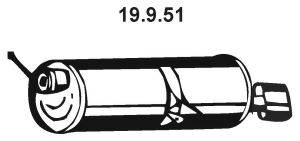 EBERSPACHER 19951 Глушник вихлопних газів кінцевий